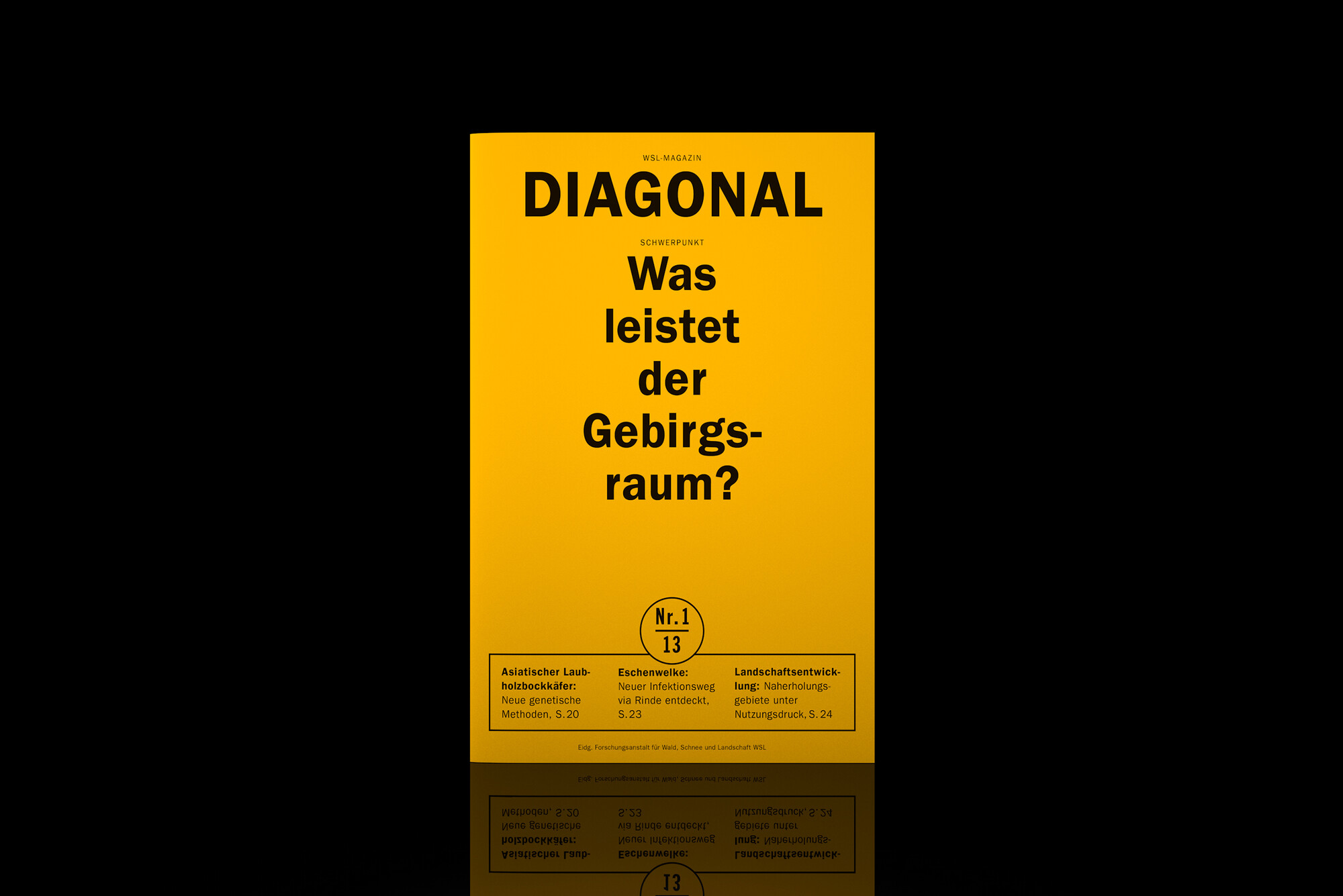 Wsl Diagonal Raffinerie Broschuere Cover Gelb